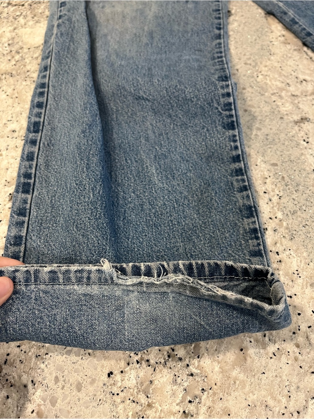 Vintage Tommy Hilfiger Men’s Washed Blue Relaxed Carpenter Jeans - Picture 6 of 11